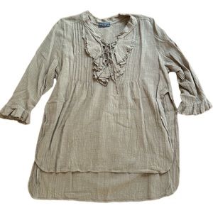 Sweet Lovely by Jen Tie Front Shirt